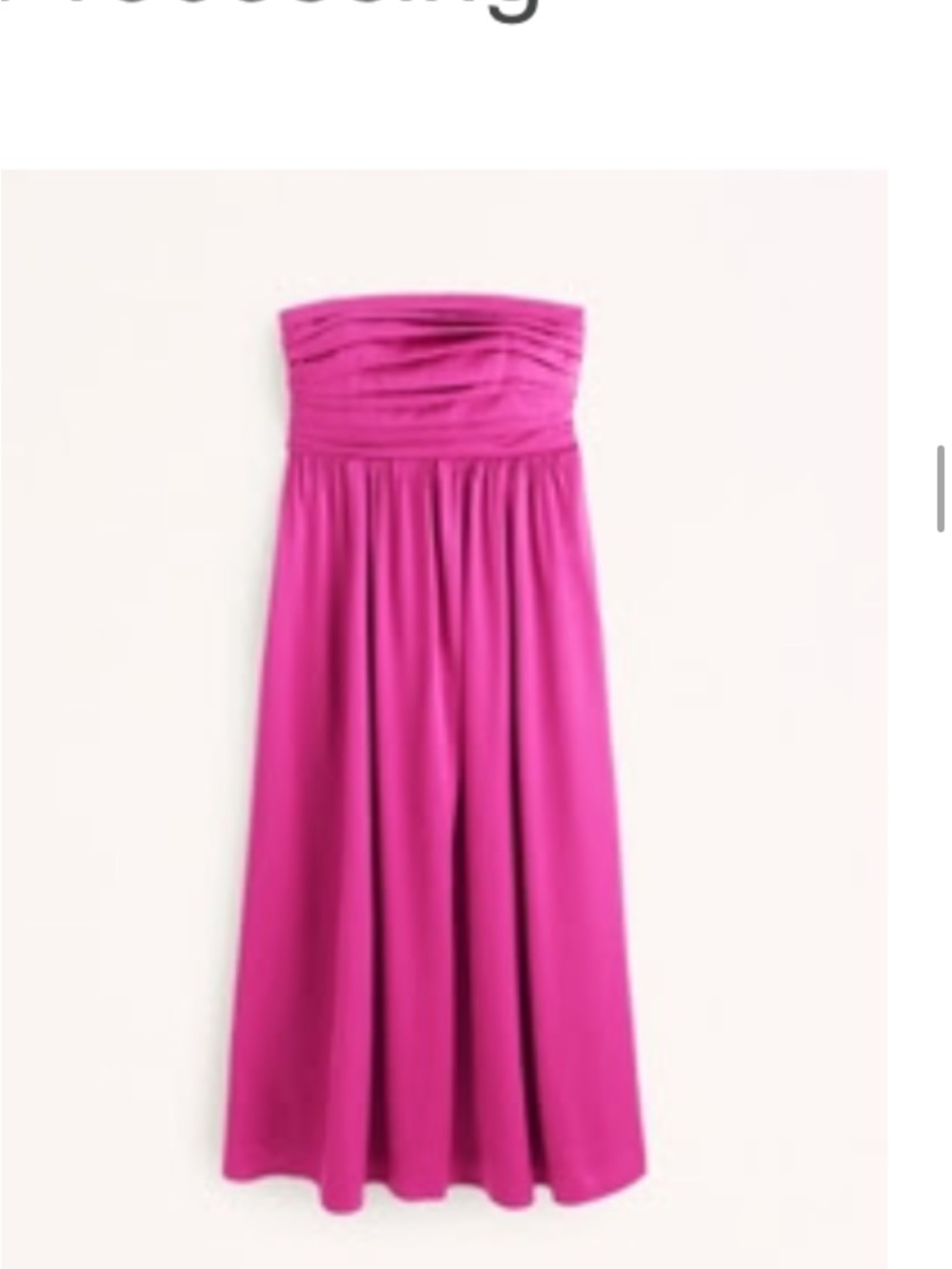 Abercrombie & Fitch Emerson ruched midi dress